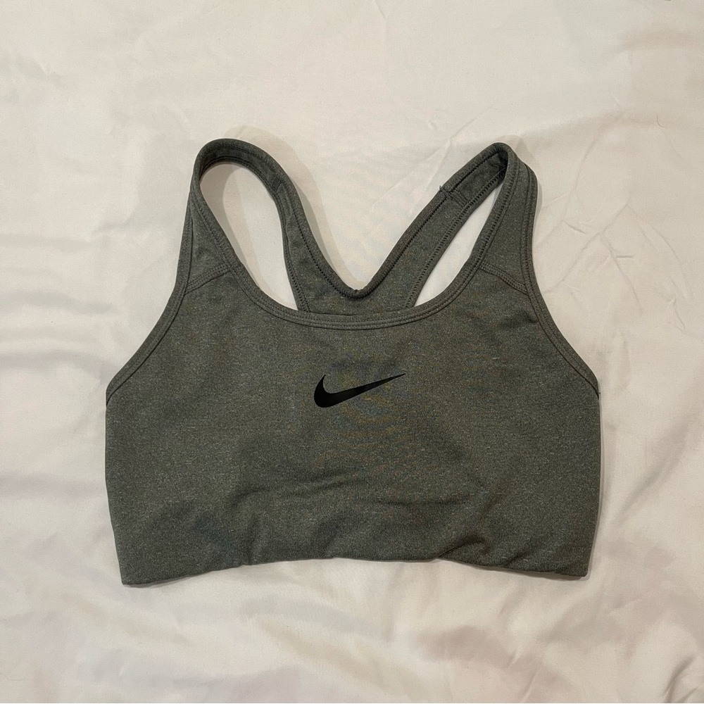 Grey Nike Sports Bra
